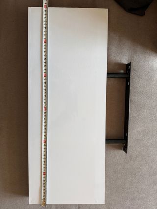 Estante flotante blanco 60cm
