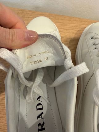Zapatillas Prada Blancas