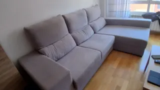 Sofá Chaiselongue Gris