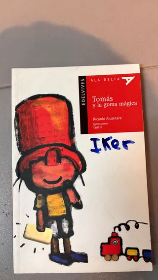 Libro de lectura Tomás y la goma mágica