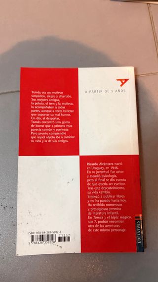 Libro de lectura Tomás y la goma mágica