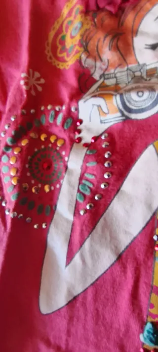 Conjunto niña falda y camiseta 4 años