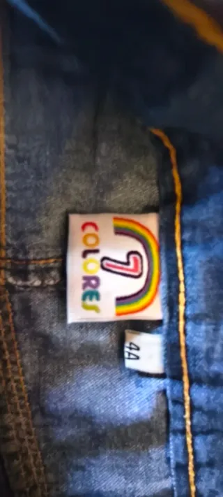 Conjunto niña falda y camiseta 4 años