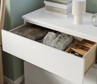 Cajonera blanca 6 cajones.