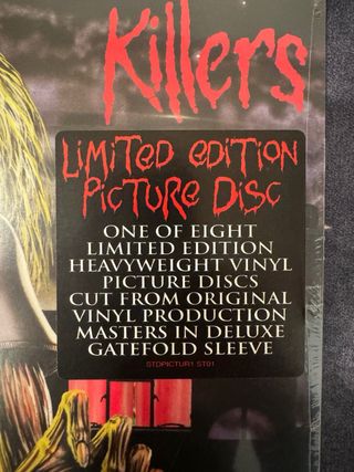 Iron Maiden Killers Picture Disc Vinile Sigillato