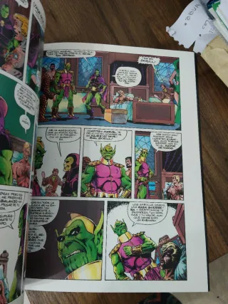 Comic la muerte del capitan Marvel