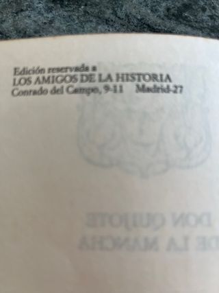 Libro Don Quijote de la Mancha