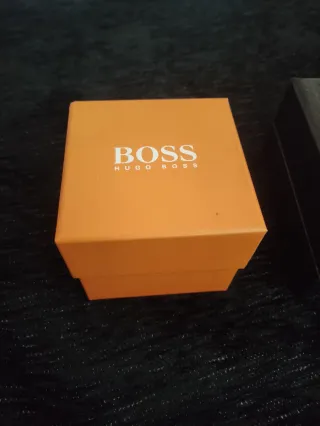 Reloj Hugo Boss Negro y Naranja