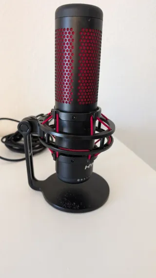 Micrófono HyperX QuadCast USB Negro/Rojo