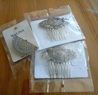 Conjunto Peinecillos Flamenca y agujilla Abanico