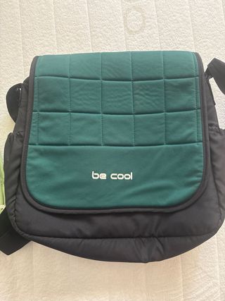 Bolso bebé / carro verde y negro