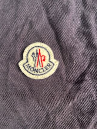 Polo Moncler Uomo Blu Taglia XL Logo