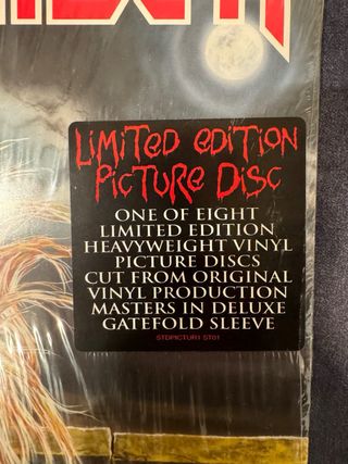 Iron Maiden Picture Disc 2012 Sigillato USA