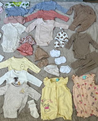 Lote Ropa Bebé Niña 0-6 Meses (100+ Prendas)