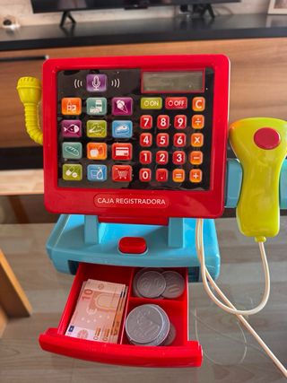 Caja Registradora Juguete con Accesorios