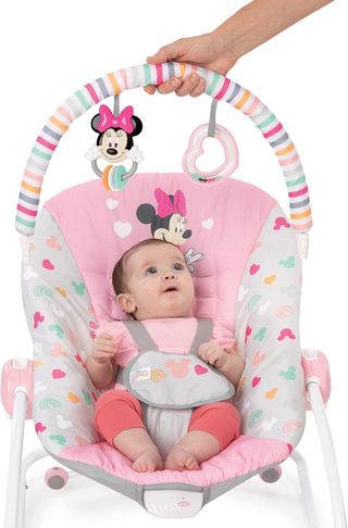 Bright Starts Disney Baby - Hamaca mecedora Minnie