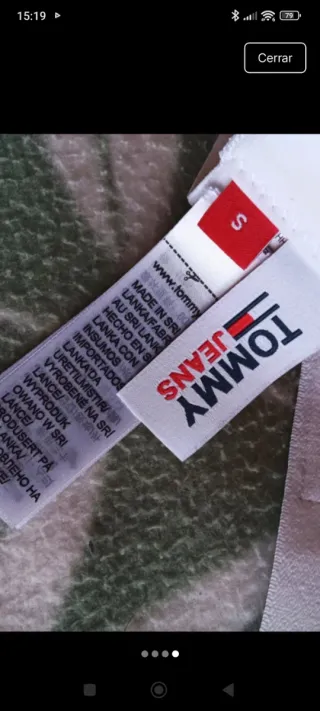 Sujetador deportivo Tommy Hilfiger Talla S