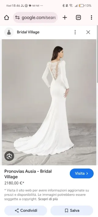 Abito da sposa bianco