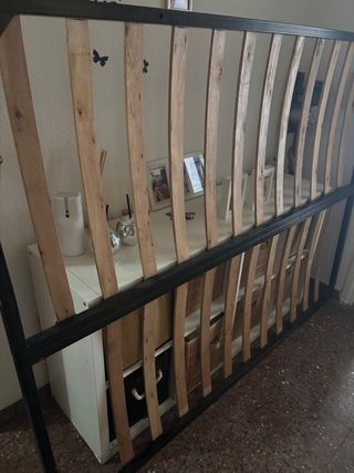 Somier metálico y de madera