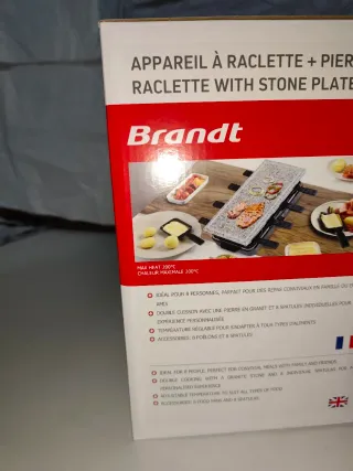 Raclette Brandt piedra RAC1400P