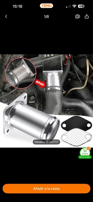 Kit supresión EGR BMW M47 M57 E46 E39 E53 E83