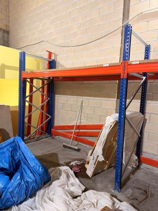 Estantería metálica para almacén 10m