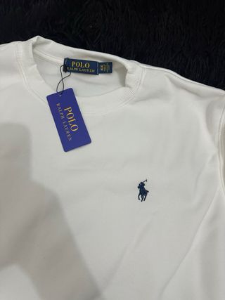 Sudadera Polo Ralph Lauren Blanca Talla M