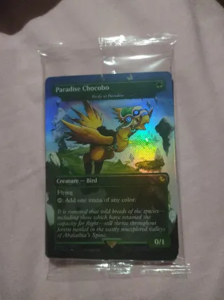 Paradise Chocobo MTG Final Fantasy Carta (Sellado)