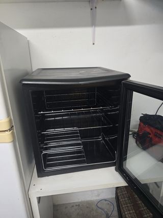 Botellero vino pequeño negro