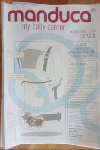 Mochila Portabebés Manduca Gris