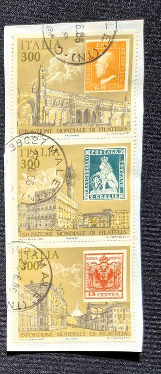 Lotto Francobolli Italia 300 Esposizione