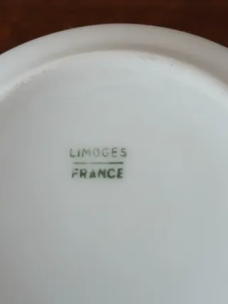 Portagioie Limoges France Fiori Dipinti