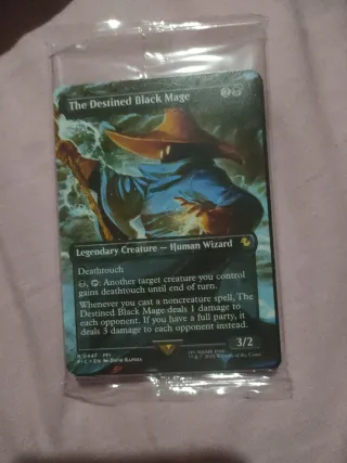 The Destined Black Mage - Magic The Gathering