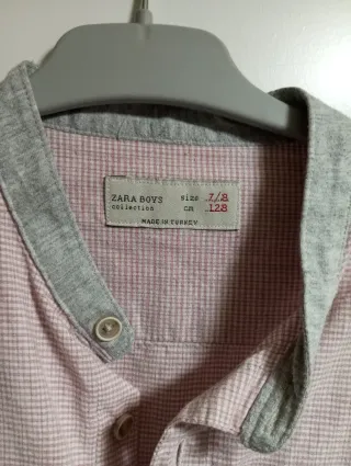Camisa Zara Niño Talla 7-8