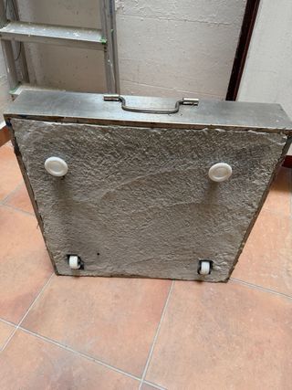 Base para sombrilla de metal