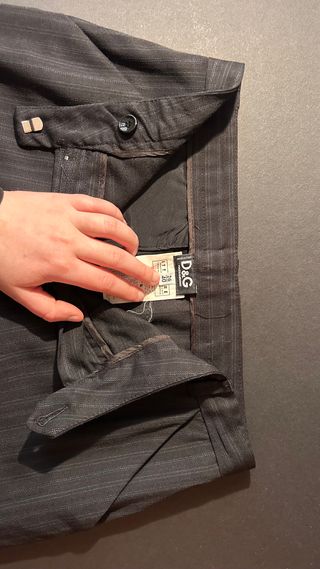 Dolce & Gabbana Pantalone Sartoriale Gessato