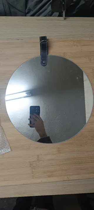 Espejo redondo colgante 35cm