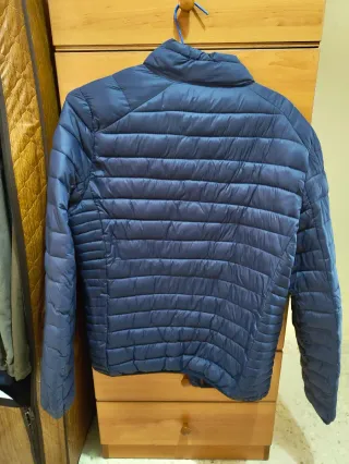 Abrigo Acolchado Ligero Pull&Bear Azul Marino