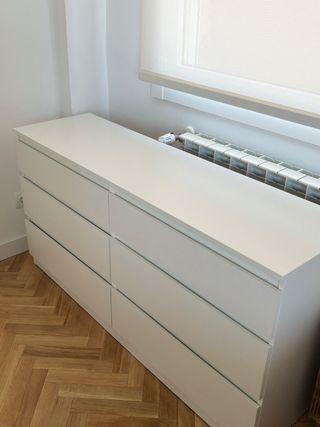 Cómoda IKEA KULLEN 6 cajones blanca