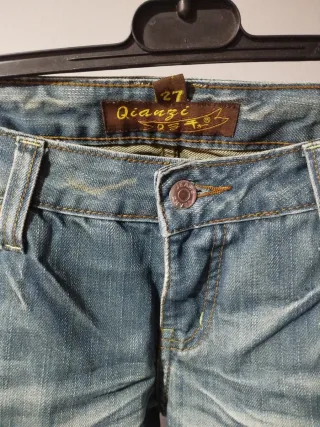 Jeans vita bassa Quianzi Y2k tg.27 + omaggio