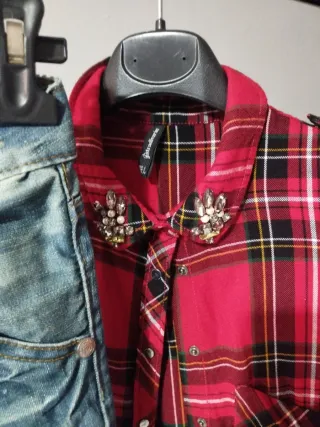 Jeans vita bassa Quianzi Y2k tg.27 + omaggio