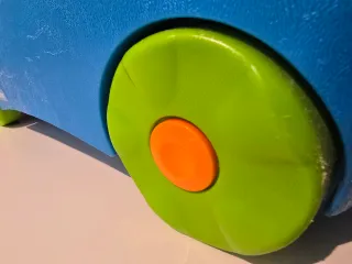 Maleta infantil azul y naranja