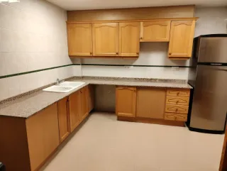 Muebles de cocina madera y mármol