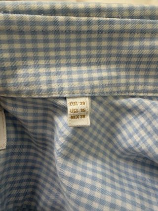 Camisa Massimo Dutti cuadros Talla 38
