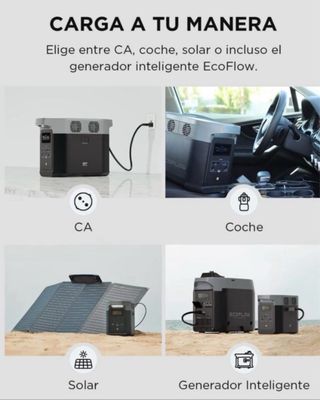 Generador EcoFlow DELTA 1300 + Panel Solar 400W