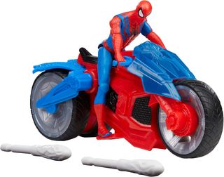 Marvel Spider-Man - Moto arácnida - Set de Juego c