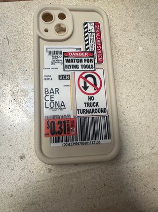 Funda iPhone 13 con diseño de pegatinas