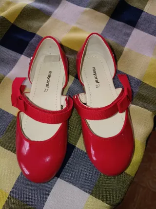 Traje de flamenca niña lunares rojo 2 - 3 años