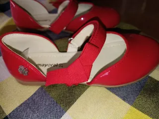 Traje de flamenca niña lunares rojo 2 - 3 años