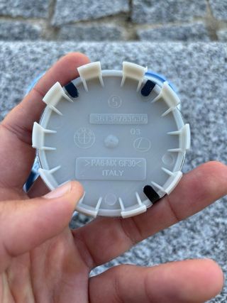 4 Tapabujes BMW 68mm 50 aniversario nuevos